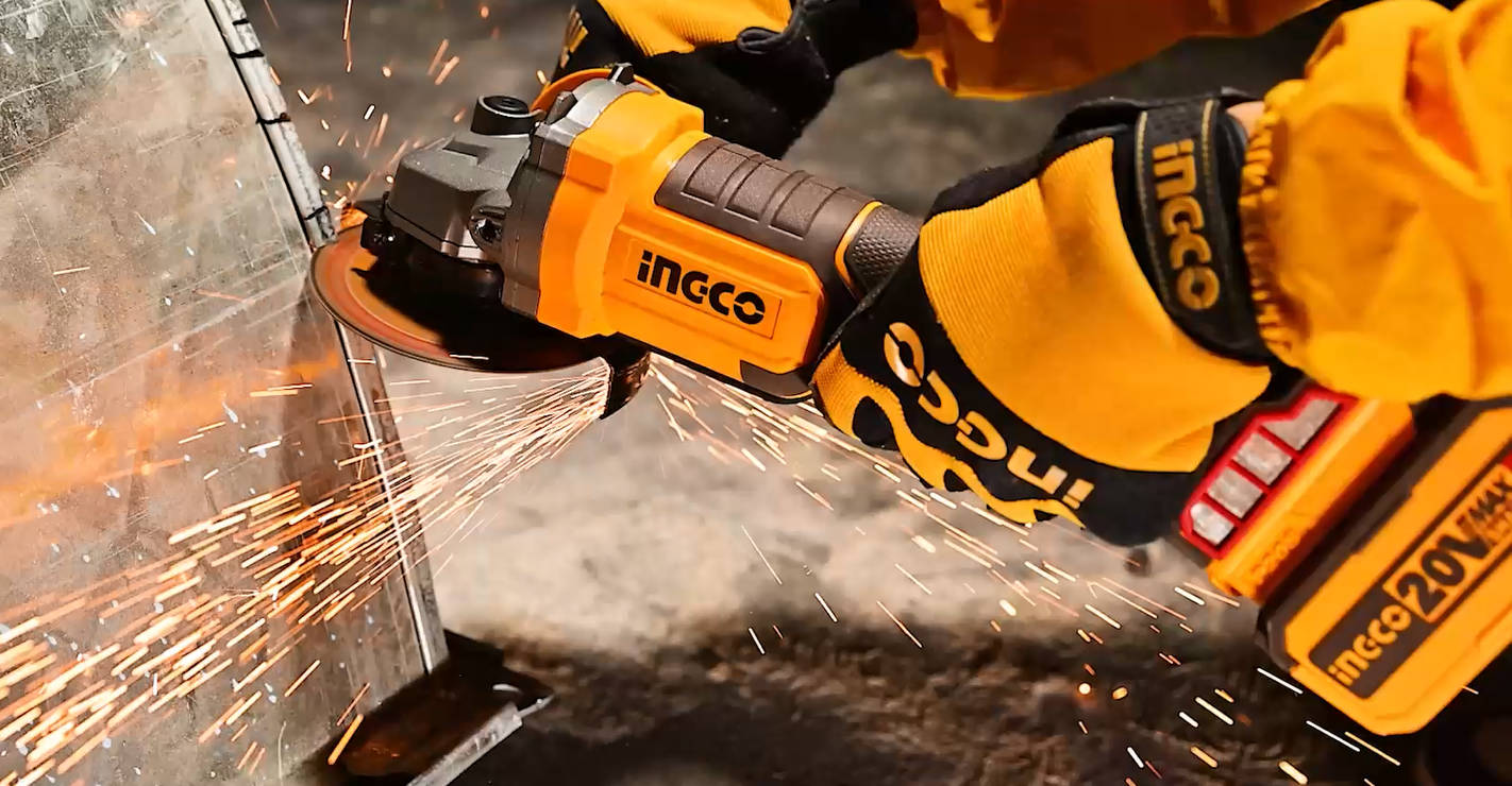 1 INGCO cordless angle grinder